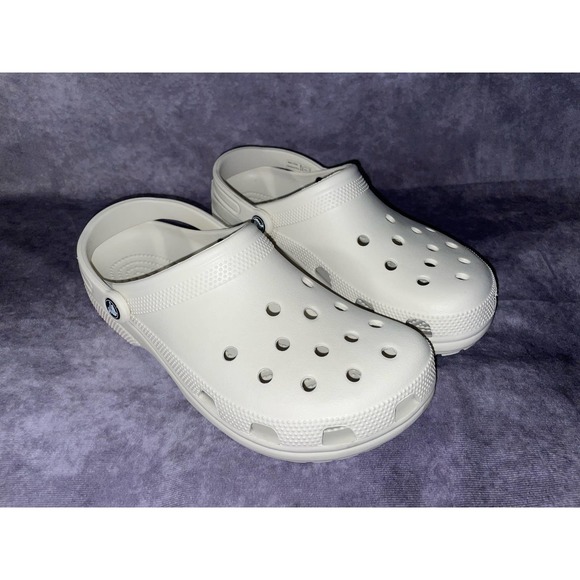 Crocs Other - Crocs Mens Size 9 Off White Slip Ons